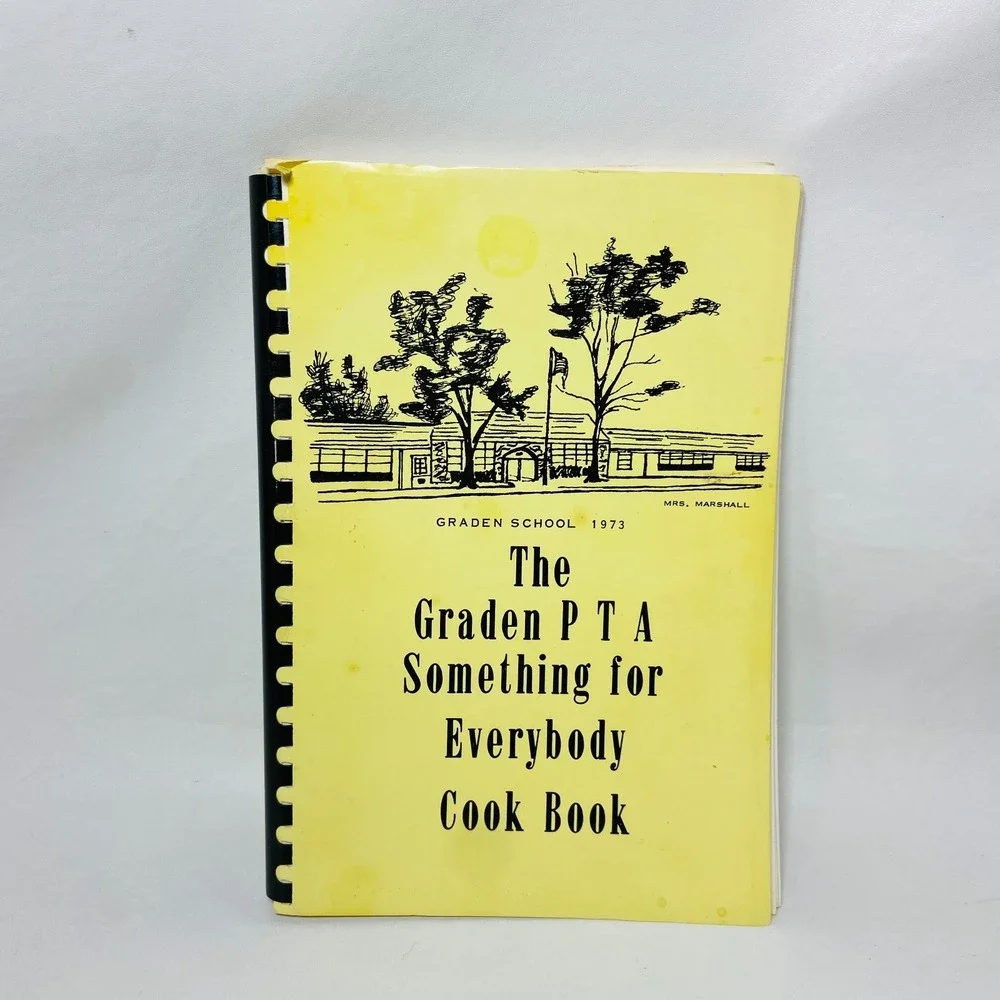 The Graden PTA Something For Everybody Cookbook 1973 70s Parkville Missouri MO